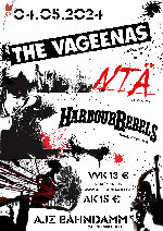 The Vageenas + N.T.Ä. + Harbour Rebels