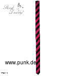 : Rot/schwarz gestreifte Krawatte