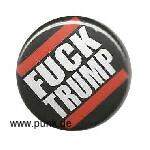 : Fxxx Trump Button, schwarz