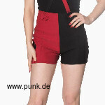 Juno Shorts, schwarz-rot