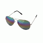 : Piloten-Sonnenbrille/ Fliegerbrille, Regenbogen