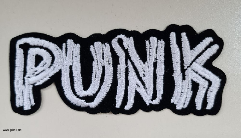 : Punk Schriftzug Aufnäher