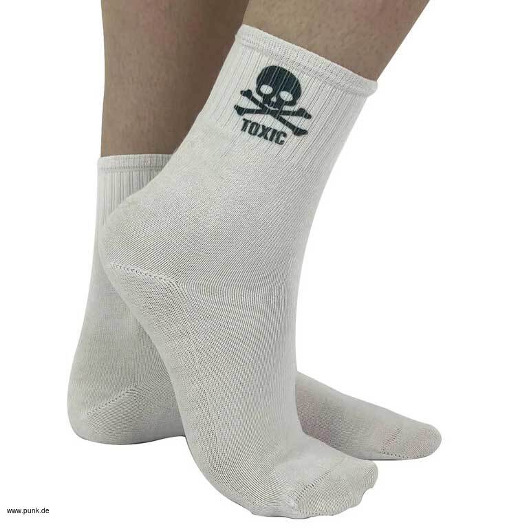 Pamela Mann: Toxic Socken, weiß