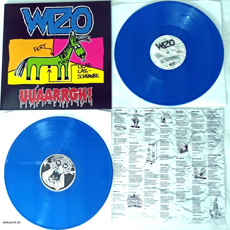 WIZO: Uuaarrgh! Doppel-LP, blau