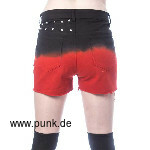 Vixxsin: Gaia shorts, schwarz-rot