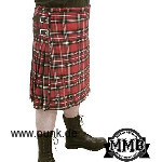 : Scottish Kilt, rotes Tartan