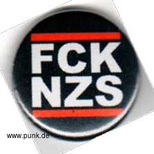 : FCK NZS Button (Fuck Nazis)