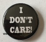 I don't care Button / Badge