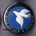 : Give peace a chance Button