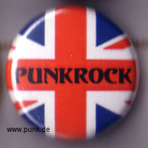 : Punkrock Union Jack Button