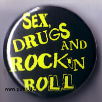 : Sex, Drugs & Rock'N'Roll Button
