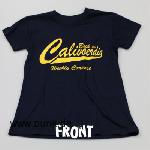 Back To CaliVOERDia - Girlie-Shirt - Navy
