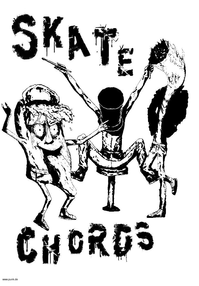 Fruit of the LOOm: Skate Chords - T-shirt