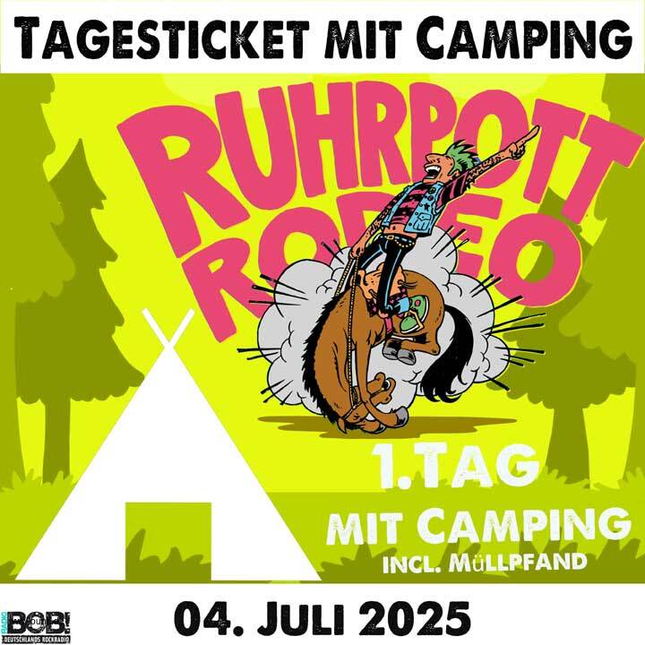 : HardTicket Freitagsticket inkl. Camping - Ruhrpott Rodeo 25