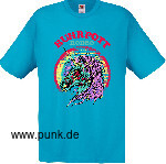 Ruhrpott Rodeo: Zombie-Einhorn T-Shirt, blau
