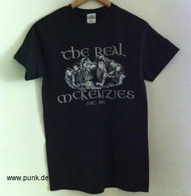 The Real McKenzies: Tourshirt 2015 / schwarz