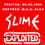 : HardTicket Slime in Rostock: M.A.U. + Exploited