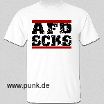 AFD SCKS (T-Shirt) weiß