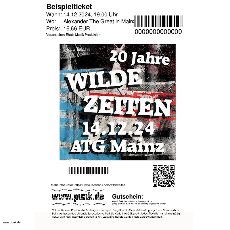 : 20 Jahre WILDE ZEITEN